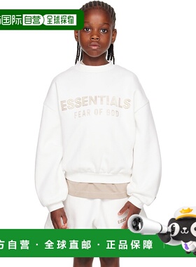 香港直邮潮奢 Essentials 女童 白色 Fleece Crewneck 儿童套头衫
