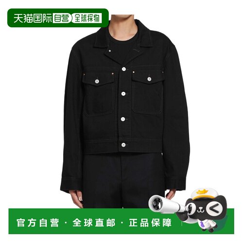 香港直邮LEMAIRE 男士夹克 OW1269LD1055BK999 AW2026 黑色