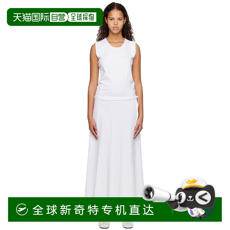 香港直邮Lemaire 女士 白色束带连衣裙 DR1012LJ054