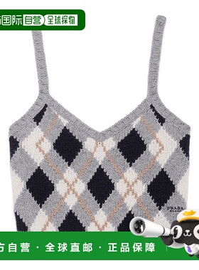 香港直邮PRADA 女士运动背心 P29B87SOOO172DF0031 AW2025 灰色