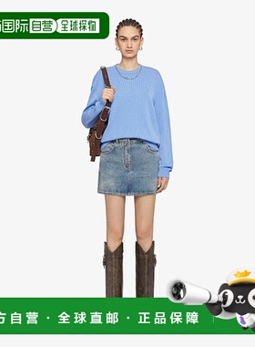 香港直邮GIVENCHY 女士半身裙 BW40SQ5Y9N420 SS2025 灰色 链条细