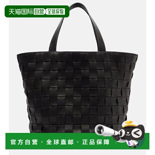 1h可退 香港直邮潮奢 The Row 女士 Sisal 皮革手提包 black黑色