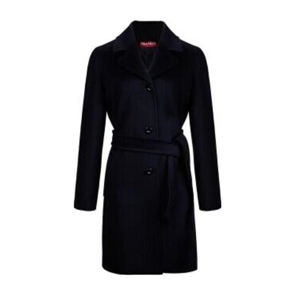 MAX MARA 女士外套 6086137906013 AW2020 黑色 系带大衣