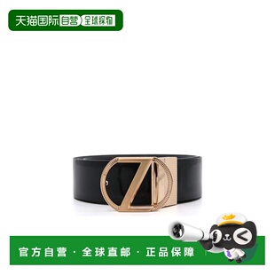 【99新未使用】香港直邮Zegna 板扣式皮带 BVARE1980C杰尼亚牛皮
