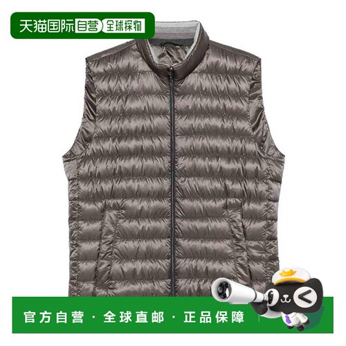 1h可退 香港直邮HERNO 男士马甲 PI00103UR12020Z9478 AW2025 灰