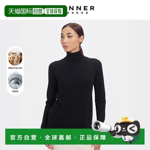 套头针织衫 女士纯羊绒可机洗高领长款 CASHMERE 欧洲直邮DENNER