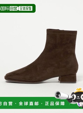 1h可退 日本直邮green label relaxing 方头弹力短靴（3cm跟高）