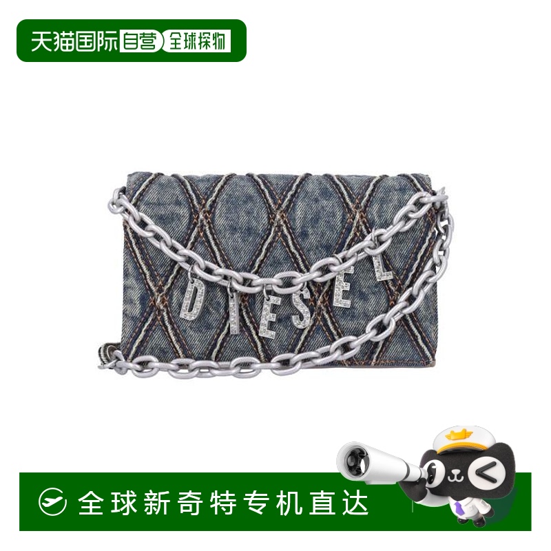 韩国直邮DIESEL25SS单肩包女25PX10281P5570 HA001WASHED BLUE