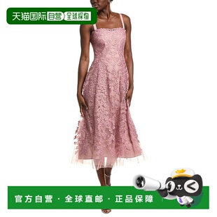 Soho Notte Tulle 鸡尾酒连衣裙 美国奥 自营 粉红色 Marchesa