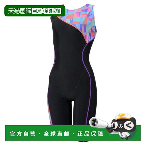 日本直邮SPEEDO 女士泳衣 紫色 M-LL SFW12