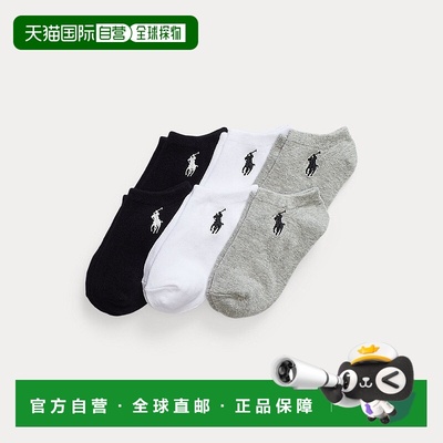 自营欧洲直邮RalphLauren拉夫劳伦 6双低筒袜