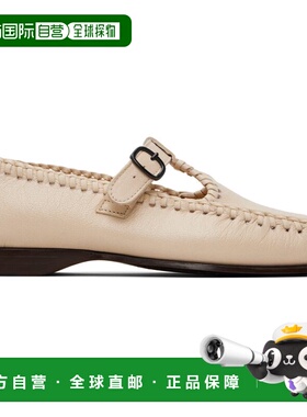 1h可退 香港直邮Hereu 女士 灰白色 Alcover Supple Shiny 乐福鞋