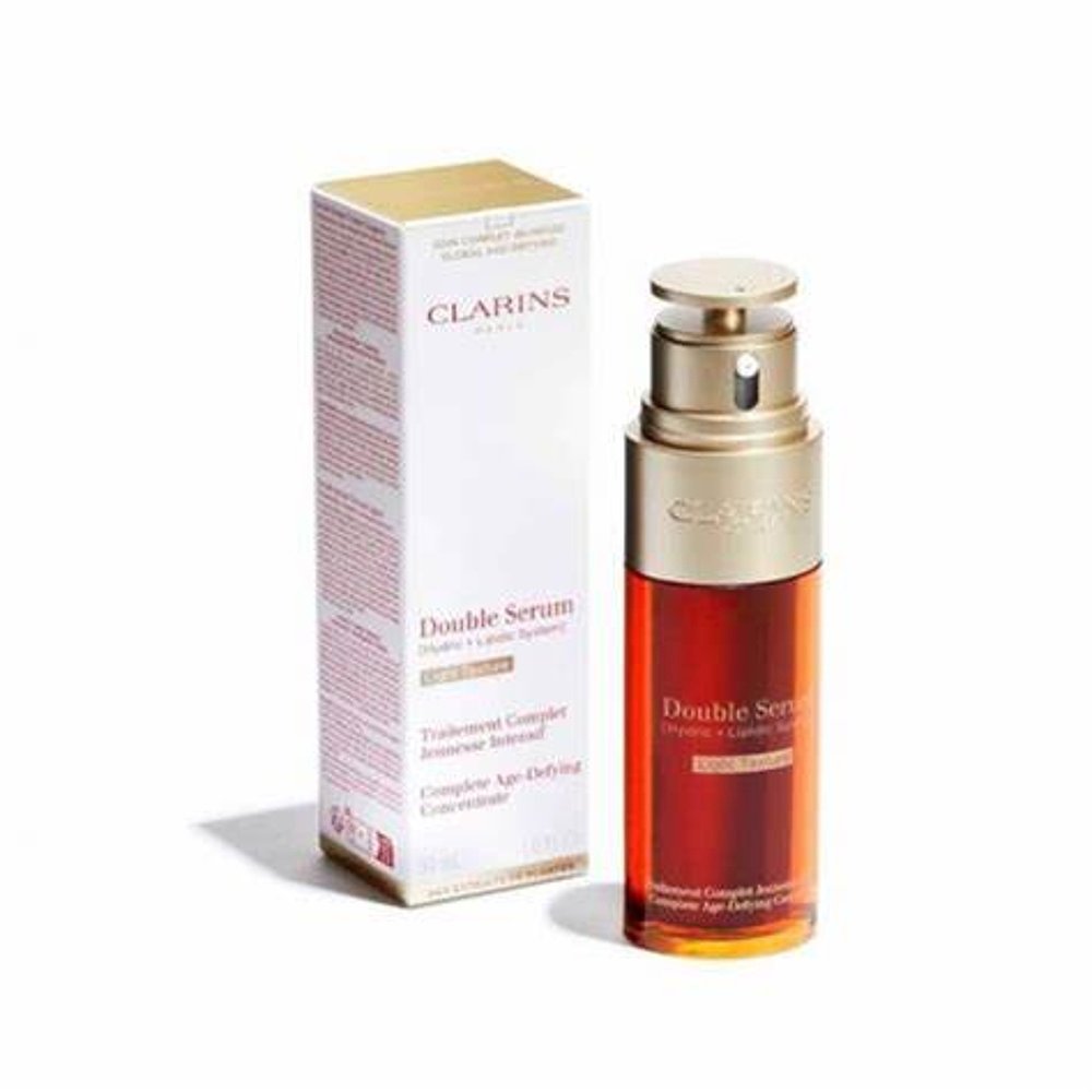 香港直邮Clarins娇韵诗黄金双萃精华保湿补水50ml效期至26年2月