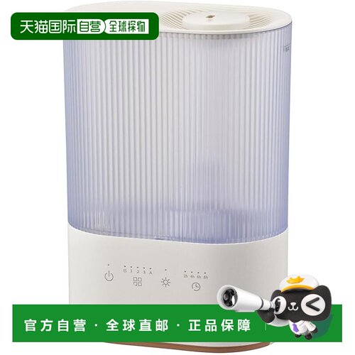 【日本直邮】OHM 声波加湿器 4L UV清洁 白 KIS-KA40A-W香薰