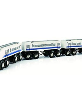 日本直邮BRIO静态模型新干线33417儿童益智玩具木质轨道车