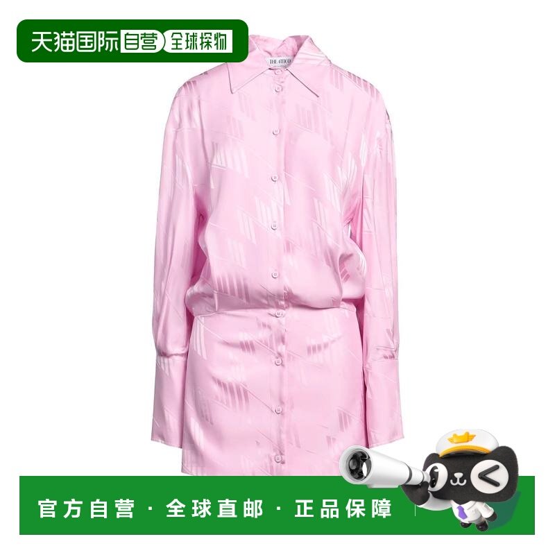 1h可退 香港直邮The Attico 女士 短款连衣裙 pink粉色 舒适时尚,女装/女士精品,连衣裙,淘宝优惠券,粉丝福利购,淘宝优惠卷