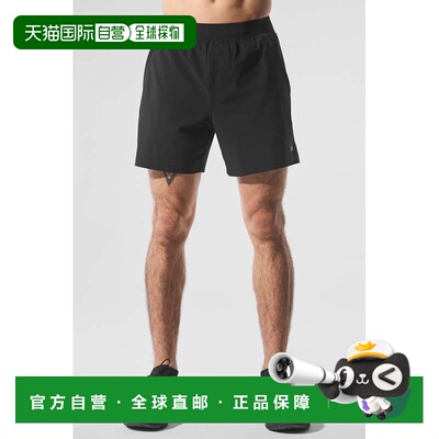 香港直邮alo yoga Repetition 透气舒适合身三分网球休闲短裤 男m