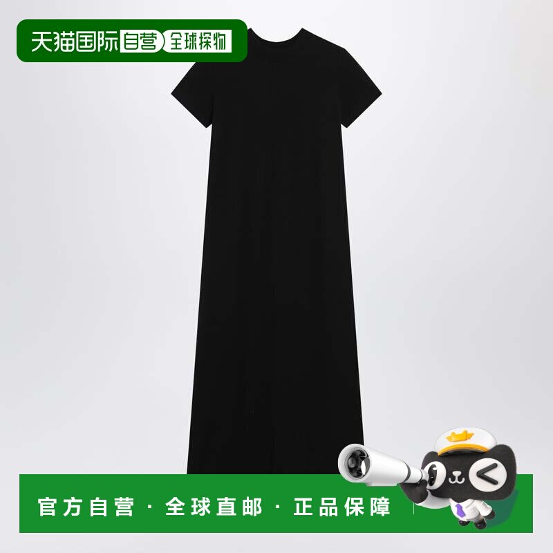 香港直邮The Frankie Shop 女士 Malo 长款棉质黑色T恤式连衣裙 M