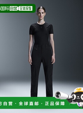 自营欧洲直邮On昂跑Explorer系列女士紧身裤休闲裤黑色聚酯长裤