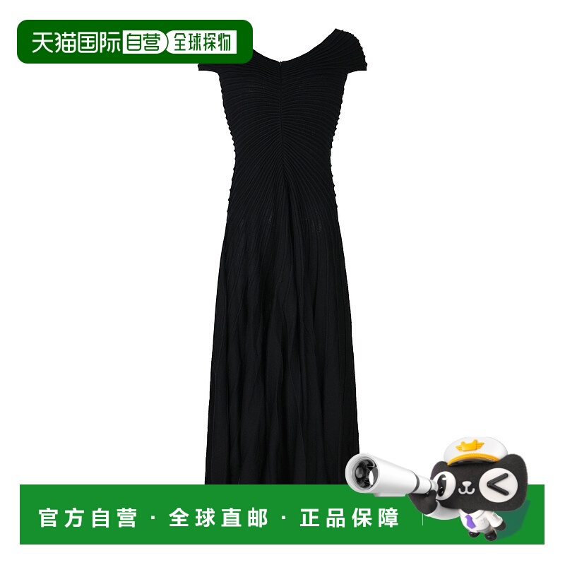 香港直邮Alaia 女士 纹理针织连衣裙 AA9R2594K010A