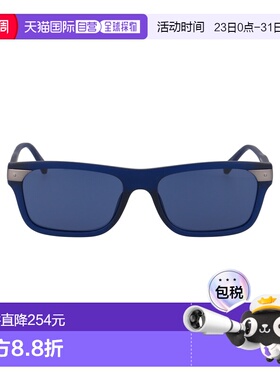 1h可退 香港直邮calvin klein 女士 哑光水晶蓝色醋纤太阳眼镜 CK