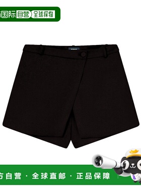 1h可退 香港直邮PINKO 女士短裤 104215A213Z99 AW2024 黑色 腰带