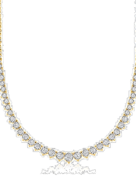 自营Ross-Simons 18kt 金钻石渐变网球项链 - 18 英寸 美国奥莱直