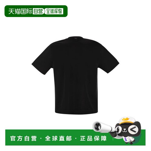 1h可退 香港直邮HERNO 男士T恤 JG000206U520599300 CO 黑色 Cott