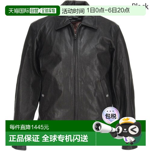 日本直邮Avirex 山羊皮 Vege Swing Top 皮夹克男士7835950014外