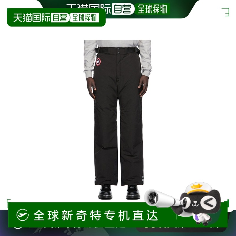香港直邮CANADA GOOSE 男士休闲裤 4810M61 AW2020 黑色 黑色徽标