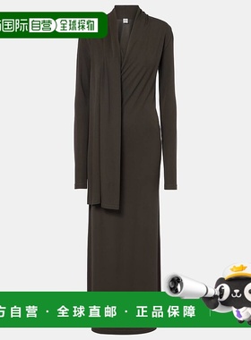 1小时内可退 香港直邮TOTÊME 女士 围巾领针织长款连衣裙 004162