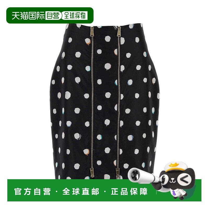 香港直邮FENDI 女士半身裙 FQ7715AVJQF0GME SS2026 黑色 Printed