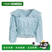 香港直邮潮奢 Blouses SEA 1h可退 海洋 女士 花朵衬衫 blue蓝色