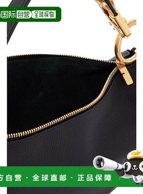 香港直邮BURBERRY 女士手提包 8104815A1189 SS2025 黑色 Texture