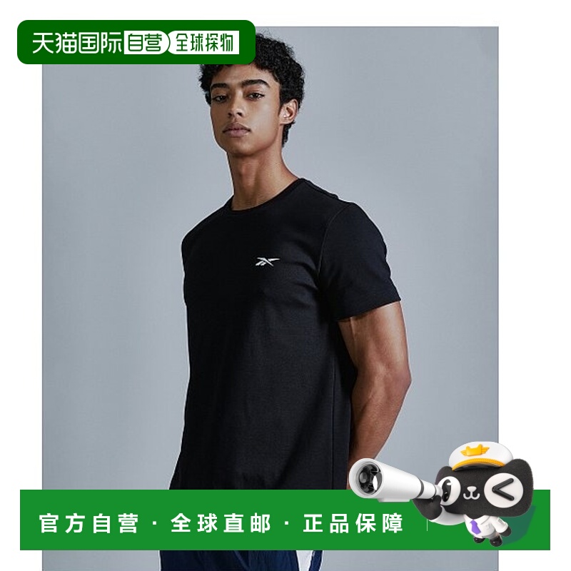 韩国直邮REEBOK 男士T恤RESR4FR50BK高档舒适时尚百搭 简约高级感