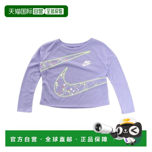 日本直邮Nike/耐克舒适百搭Logo圆领长袖T恤婴幼童 26J907-P3F