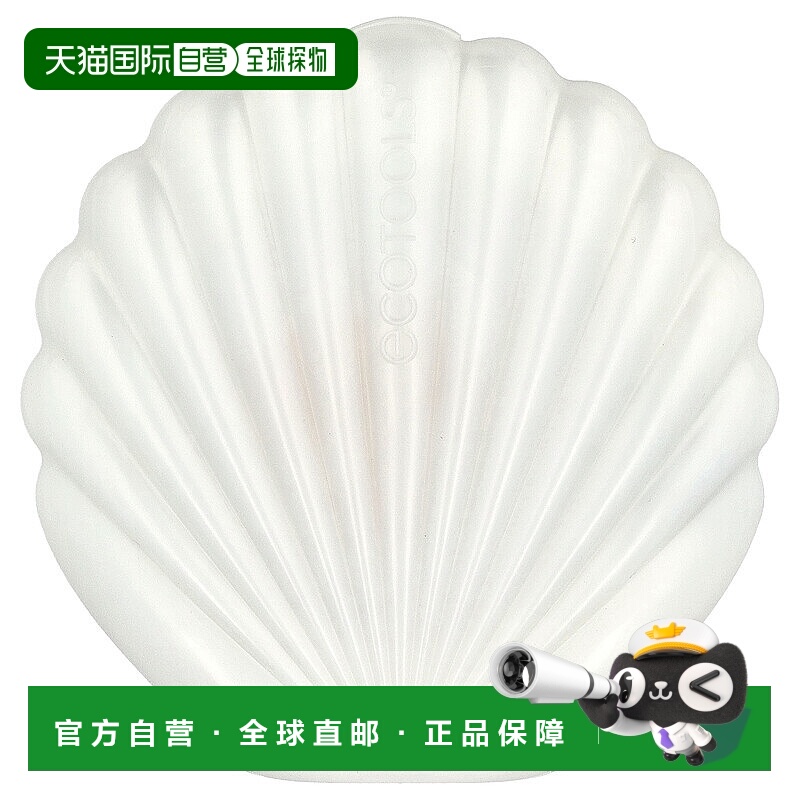 香港直邮EcoTools,Sea Gems Pearl Puff + Case, 2 Piece Set正品