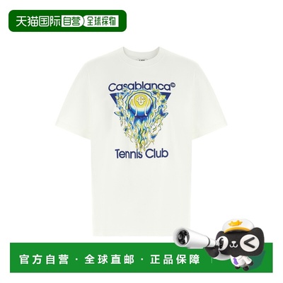付款1h内可退 香港直邮Casablanca 男士 'Tennis Club Icon' T恤