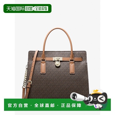 自营michael korsHamilton Moderne Large Signature Logo Satche