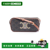日本直邮中古Celine赛琳女包A级95新Triomphe凯旋门老花单肩包正