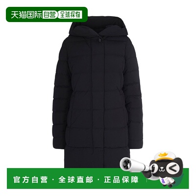 自营woolrichLong Water-Resistant Puffer Coat - black 美国奥