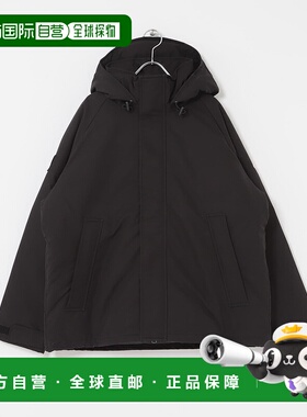 1h可退 日本直邮Danton 男装 羽绒90% 防风保暖 连帽外套 半拉链