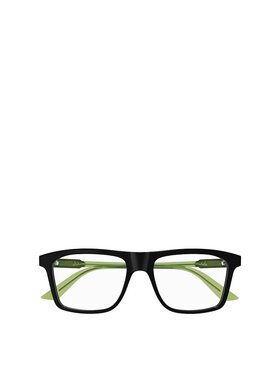 GUCCI 男士眼镜 GG1820O003 SS2025 黑色 方框平光镜