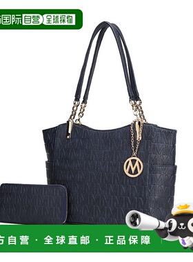 自营 mia k collectionAllison 纯素皮革 2 件式托特包和钱包手提