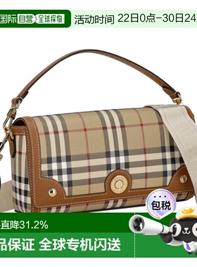 日本直邮BURBERRY博柏利单肩包绿色女士经典大牌简约风时尚新款送