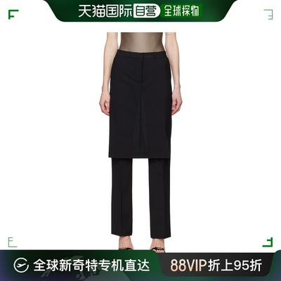 香港直邮潮奢 Coperni 女士 黑色 Skirt-Overlay 长裤 COPP64106