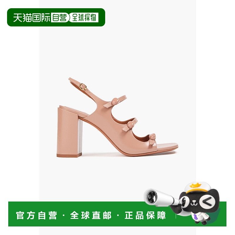 1h可退 香港直邮潮奢 ZIMMERMANN 女士 Eliot 85 皮质凉鞋 0467FF