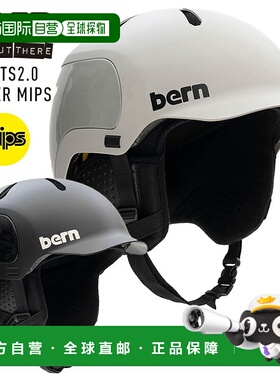 日本直邮2026 bern Watts 2.0 Winter Mips 滑雪单板滑雪等运动头