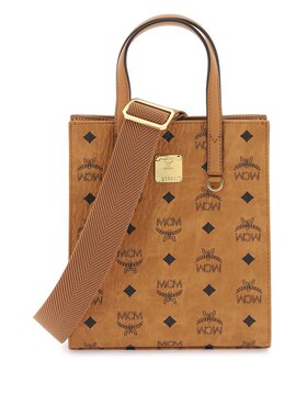 MCM 男士手提包 MMTAAKC02CO 棕色 徽标手提包