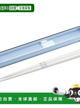 【日本直邮】OSK DISH UP LUNCH 拉出式盖筷子盒套装 19.5cm 蓝色